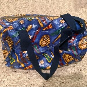 Blue Sports-Themed Men's Bag